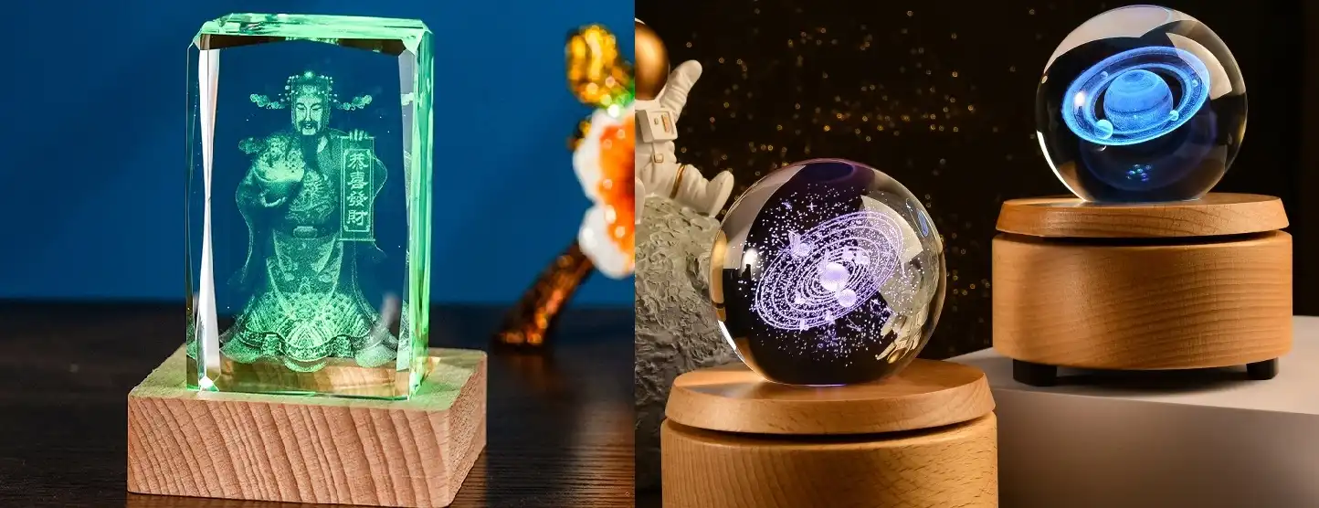 3d laser crystal engraving machine