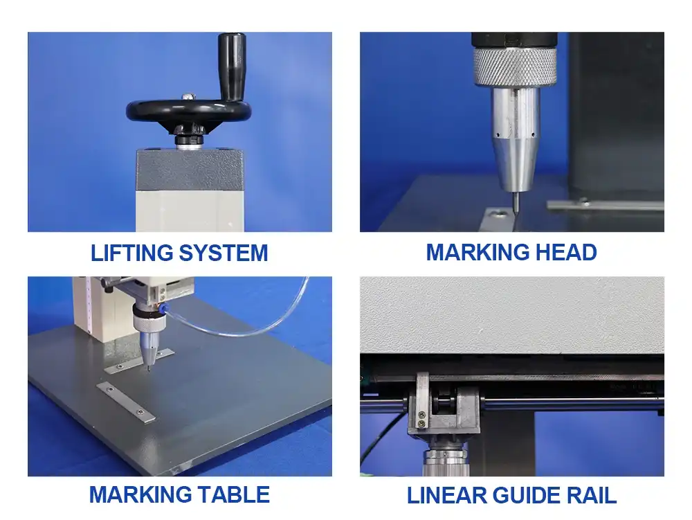 pneumatic dot peen marking machine