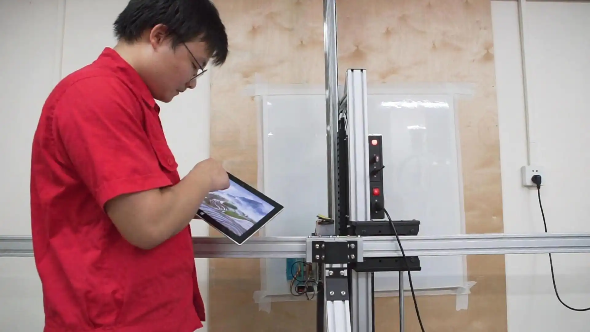 wall printing machine