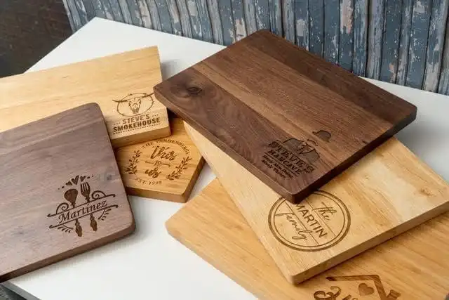 wood laser engraving